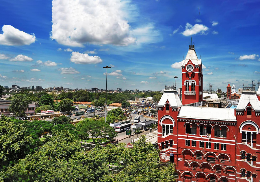 Chennai Central Railway Station, Tamil Nadu, India