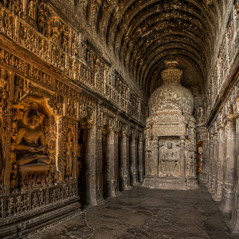 5 Jyotirlinga with Aurangabad Heritage Tour featuring sacred Shiva temples, Ellora Caves and Bibi Ka Maqbara