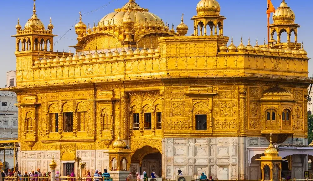 Grand Himachal with Amritsar tour featuring Golden Temple, sacred sarovar and iconic Punjab pilgrimage landmark