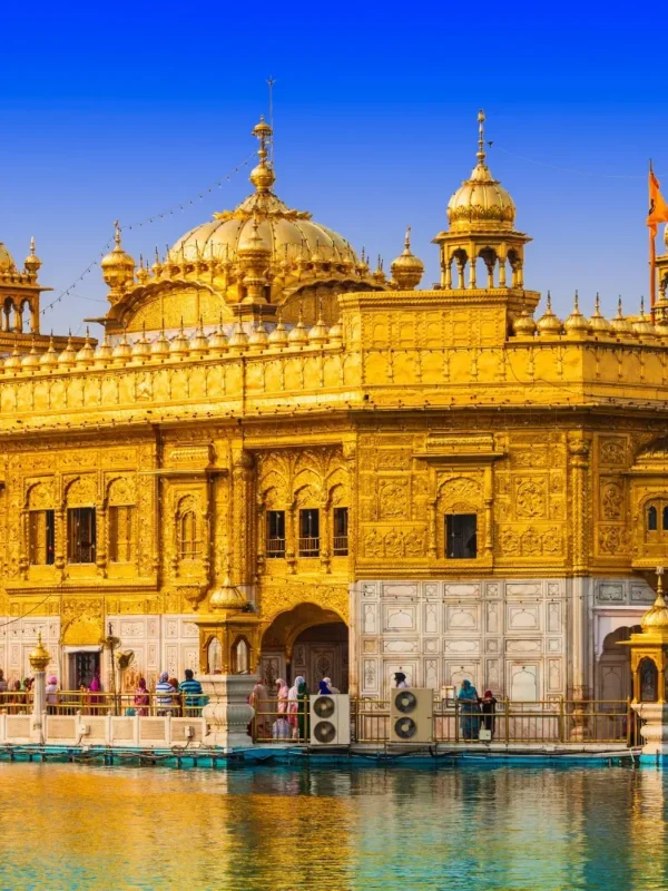 Grand Himachal with Amritsar tour featuring Golden Temple, sacred sarovar and iconic Punjab pilgrimage landmark