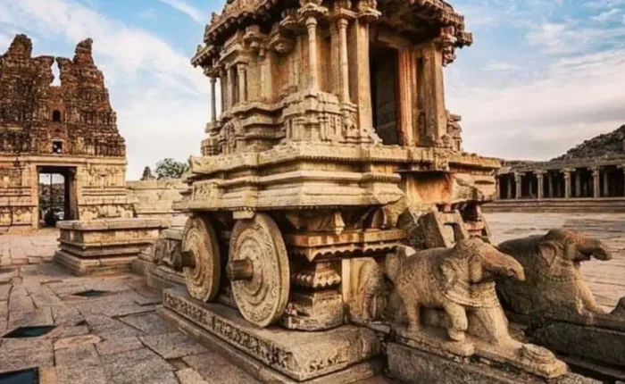 Hampi and Badami heritage tour featuring ancient stone temple architecture, historic ruins and Karnataka cultural beauty
