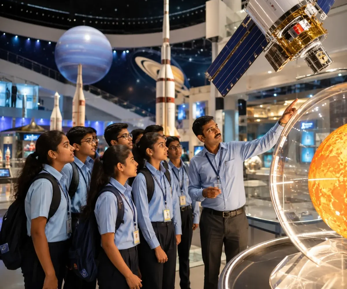 Ahmedabad Science & Heritage Tour Package featuring Gujarat Science City, Sabarmati Ashram, Adalaj Stepwell, Sidi Saiyyed Mosque and heritage attractions.