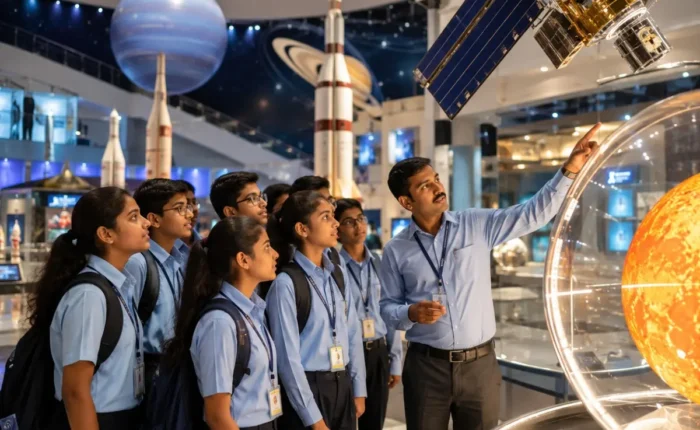 Ahmedabad Science & Heritage Tour Package featuring Gujarat Science City, Sabarmati Ashram, Adalaj Stepwell, Sidi Saiyyed Mosque and heritage attractions.
