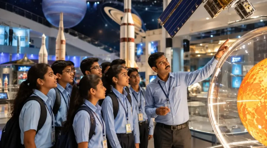 Ahmedabad Science & Heritage Tour Package featuring Gujarat Science City, Sabarmati Ashram, Adalaj Stepwell, Sidi Saiyyed Mosque and heritage attractions.