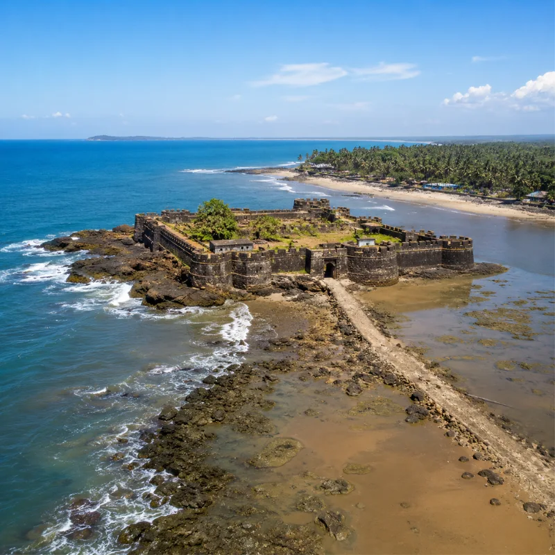 Alibaug scenic beach escape with sandy shoreline, Arabian Sea views and coastal scenery in Maharashtra