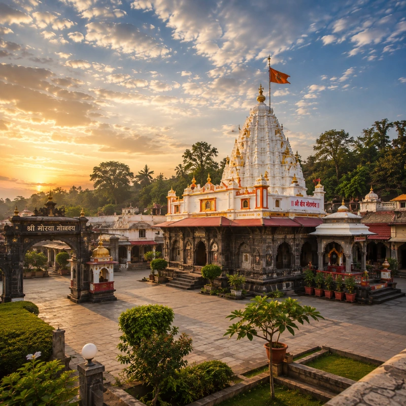 Sacred Ashtavinayak Yatra Tour Package featuring the eight revered Ganpati temples of Maharashtra