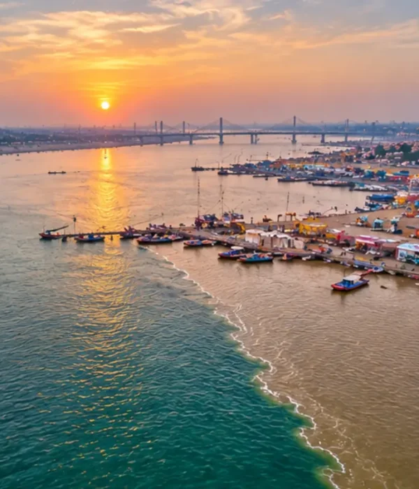 Ayodhya and Prayagraj spiritual tour featuring Ram Mandir, holy ghats and Triveni Sangam