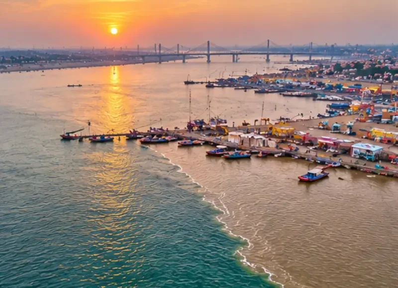 Ayodhya and Prayagraj spiritual tour featuring Ram Mandir, holy ghats and Triveni Sangam