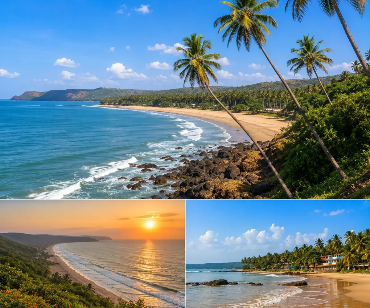 Dapoli Beach Tour Package featuring Murud Beach, Karde Beach, Ladghar Beach, Suvarnadurg Fort, Dolphin Safari and the scenic Konkan coastline.