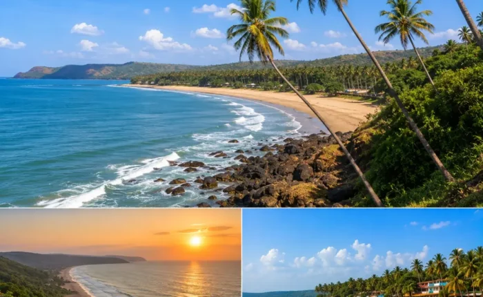Dapoli Beach Tour Package featuring Murud Beach, Karde Beach, Ladghar Beach, Suvarnadurg Fort, Dolphin Safari and the scenic Konkan coastline.