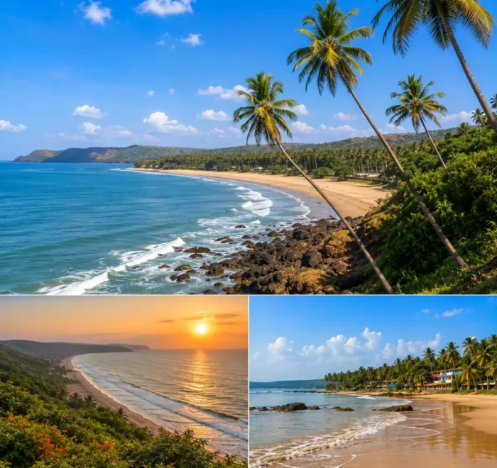 Dapoli Beach Tour Package featuring Murud Beach, Karde Beach, Ladghar Beach, Suvarnadurg Fort, Dolphin Safari and the scenic Konkan coastline.