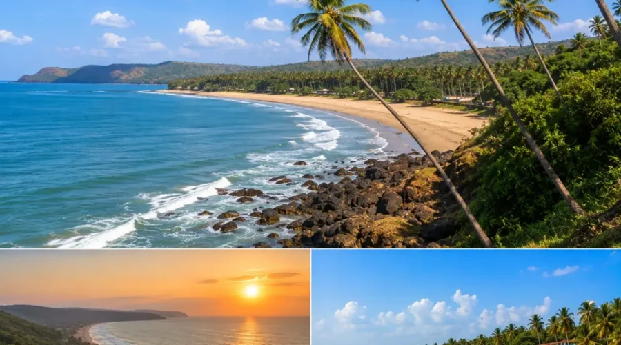 Dapoli Beach Tour Package featuring Murud Beach, Karde Beach, Ladghar Beach, Suvarnadurg Fort, Dolphin Safari and the scenic Konkan coastline.