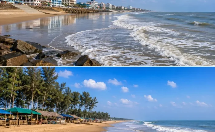 Digha & Mandarmani Beach Tour Package featuring Digha Beach, Mandarmani Beach, sunrise views and the scenic Bay of Bengal coastline