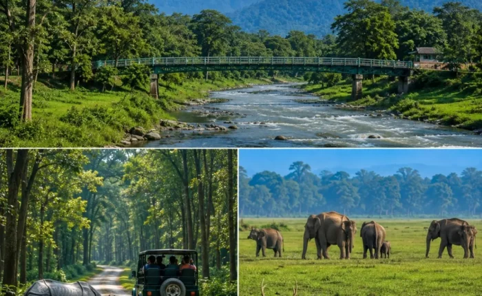 Dooars, Gorumara & Jaldapara Tour Package featuring Gorumara National Park, Jaldapara National Park, tea gardens and wildlife safari