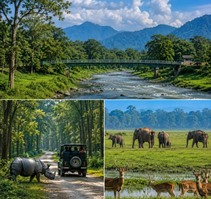 Dooars, Gorumara & Jaldapara Tour Package featuring Gorumara National Park, Jaldapara National Park, tea gardens and wildlife safari