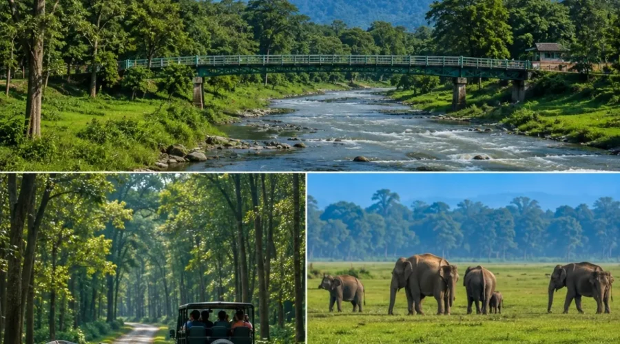 Dooars, Gorumara & Jaldapara Tour Package featuring Gorumara National Park, Jaldapara National Park, tea gardens and wildlife safari