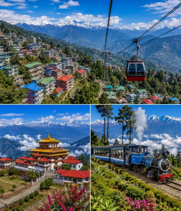 Gangtok, Pelling & Darjeeling Tour Package featuring Tsomgo Lake, Pemayangtse Monastery, Kanchenjunga views and Darjeeling tea gardens