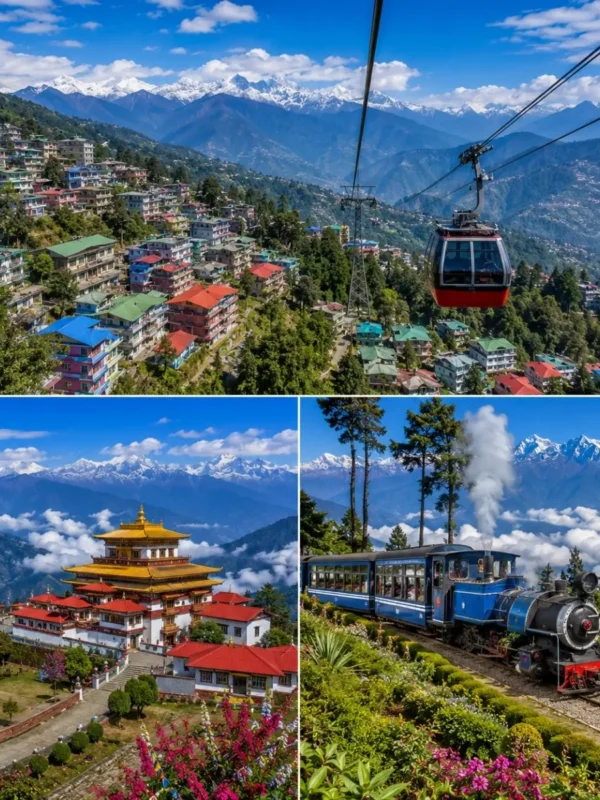 Gangtok, Pelling & Darjeeling Tour Package featuring Tsomgo Lake, Pemayangtse Monastery, Kanchenjunga views and Darjeeling tea gardens