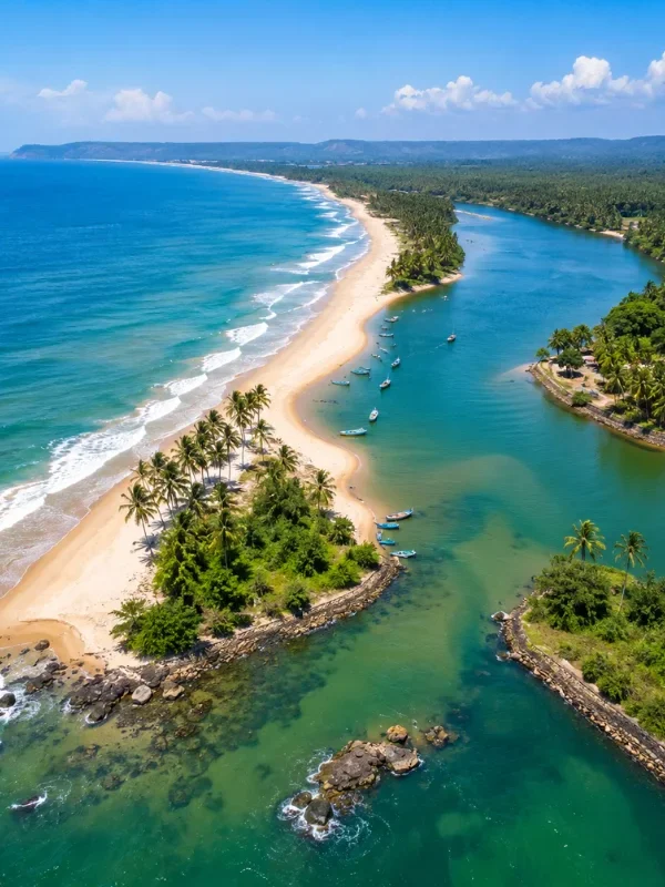 Ganpatipule and Tarkarli Konkan coastal tour with sandy beaches, blue sea and scenic Maharashtra coastline
