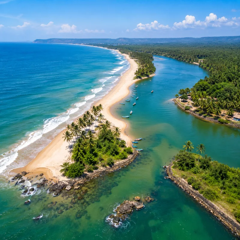 Ganpatipule and Tarkarli Konkan coastal tour with sandy beaches, blue sea and scenic Maharashtra coastline