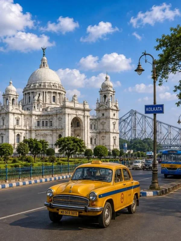Kolkata City Tour Package featuring Victoria Memorial, Howrah Bridge, Dakshineswar Kali Temple, Indian Museum and Park Street