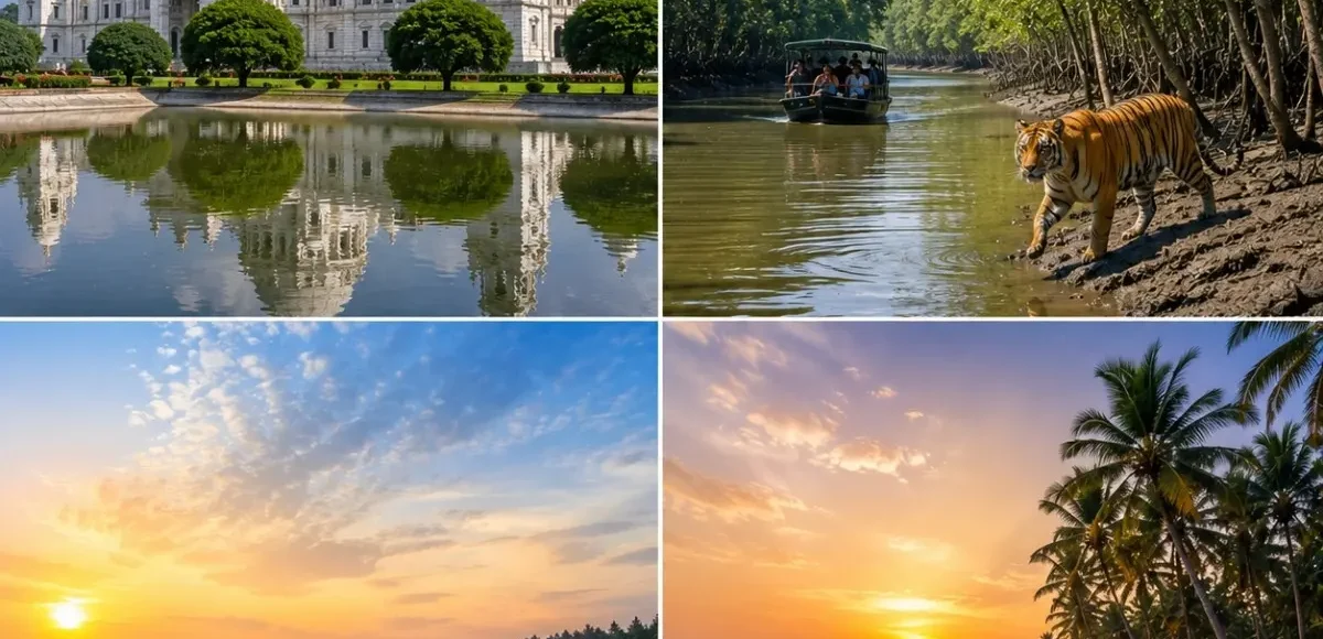 Kolkata, Sundarbans, Digha & Mandarmani Tour Package featuring Victoria Memorial, Sundarbans National Park, Digha Beach and Mandarmani Beach