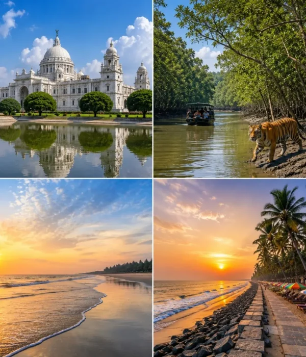 Kolkata, Sundarbans, Digha & Mandarmani Tour Package featuring Victoria Memorial, Sundarbans National Park, Digha Beach and Mandarmani Beach