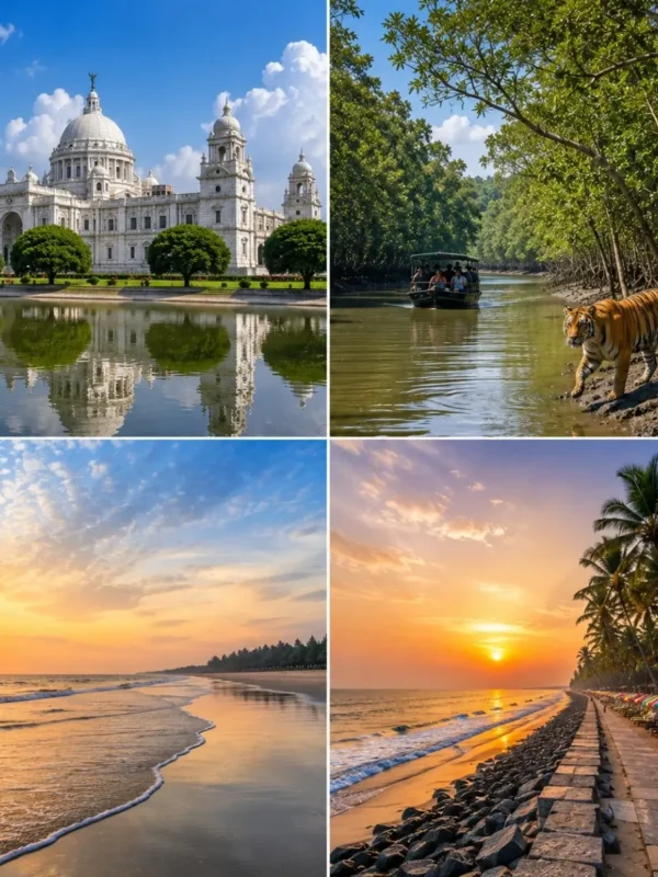 Kolkata, Sundarbans, Digha & Mandarmani Tour Package featuring Victoria Memorial, Sundarbans National Park, Digha Beach and Mandarmani Beach