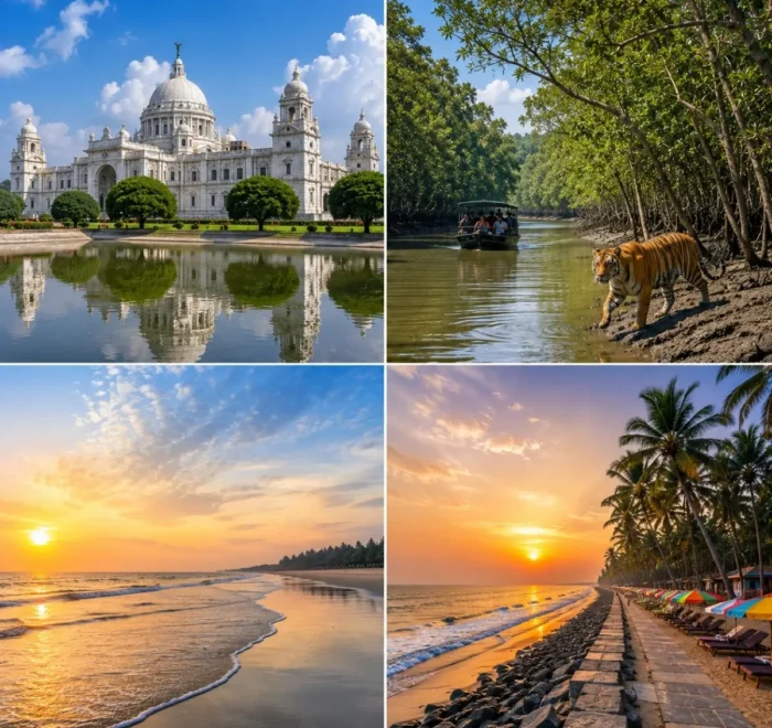 Kolkata, Sundarbans, Digha & Mandarmani Tour Package featuring Victoria Memorial, Sundarbans National Park, Digha Beach and Mandarmani Beach