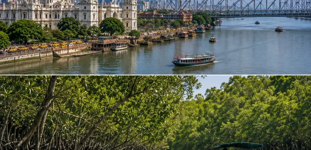 Kolkata & Sundarbans Tour Package featuring Victoria Memorial, Howrah Bridge, Sundarbans National Park and mangrove forests