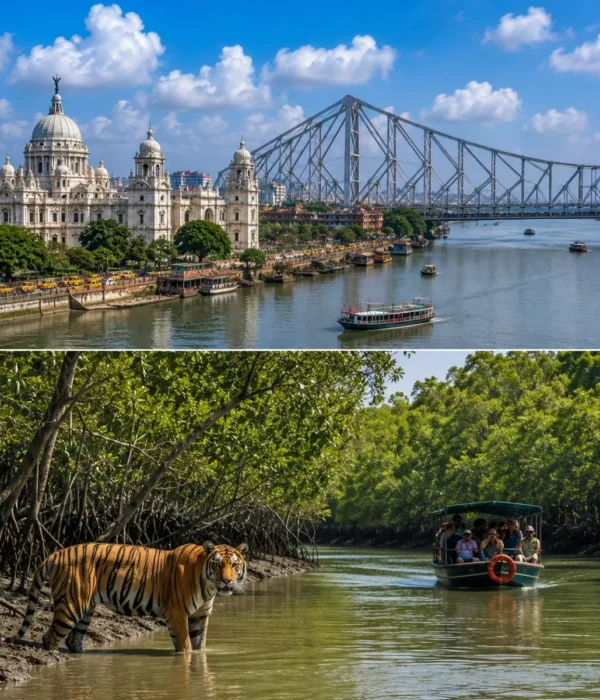 Kolkata & Sundarbans Tour Package featuring Victoria Memorial, Howrah Bridge, Sundarbans National Park and mangrove forests