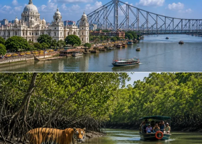 Kolkata & Sundarbans Tour Package featuring Victoria Memorial, Howrah Bridge, Sundarbans National Park and mangrove forests
