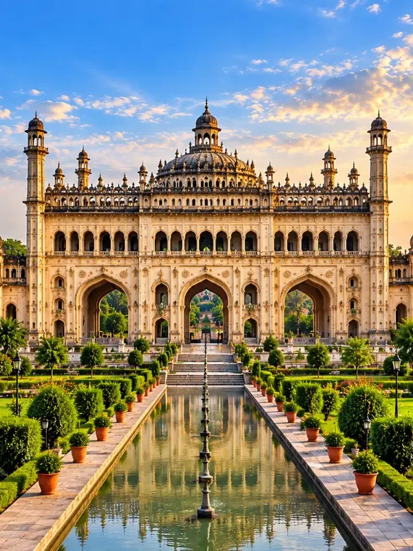 Lucknow Ayodhya Prayagraj and Varanasi tour featuring heritage monuments, Ram Mandir, Triveni Sangam and Ganga ghats