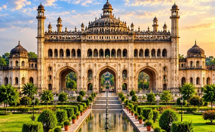 Lucknow Ayodhya Prayagraj and Varanasi tour featuring heritage monuments, Ram Mandir, Triveni Sangam and Ganga ghats
