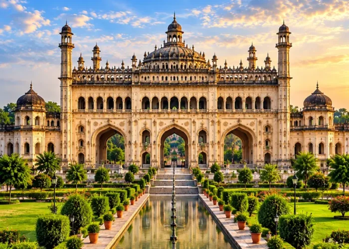 Lucknow Ayodhya Prayagraj and Varanasi tour featuring heritage monuments, Ram Mandir, Triveni Sangam and Ganga ghats