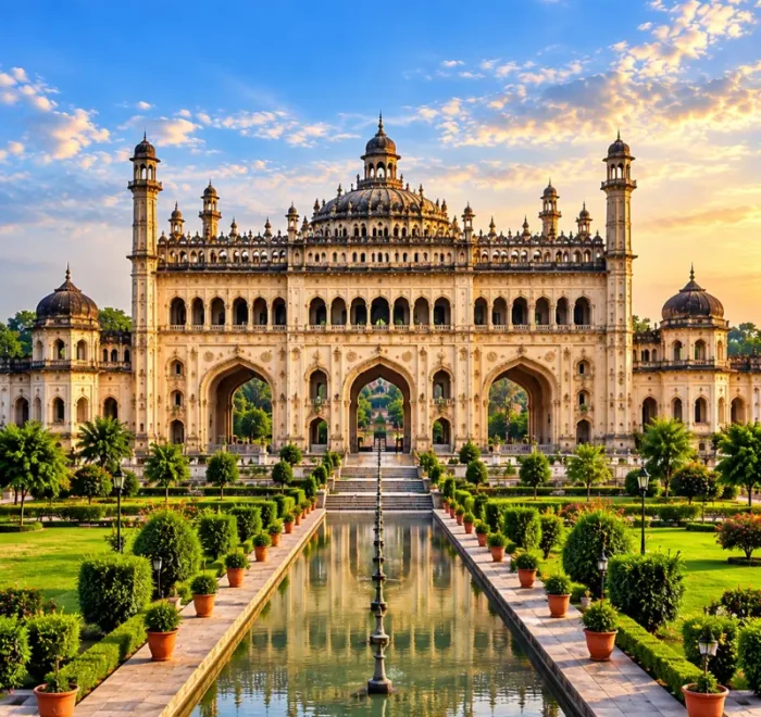 Lucknow Ayodhya Prayagraj and Varanasi tour featuring heritage monuments, Ram Mandir, Triveni Sangam and Ganga ghats