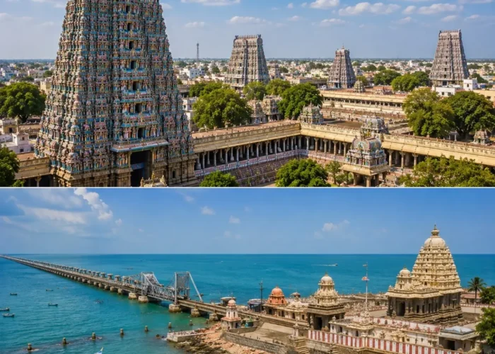 Madurai & Rameswaram Tour Package featuring Meenakshi Amman Temple, Ramanathaswamy Temple, Pamban Bridge and Dhanushkodi