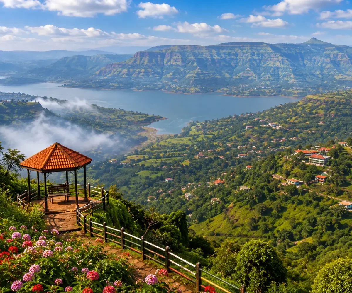 Mahabaleshwar Panchgani Weekend Tour Package featuring Arthur's Seat, Mapro Garden, Table Land, Venna Lake, strawberry farms and scenic Sahyadri hills.