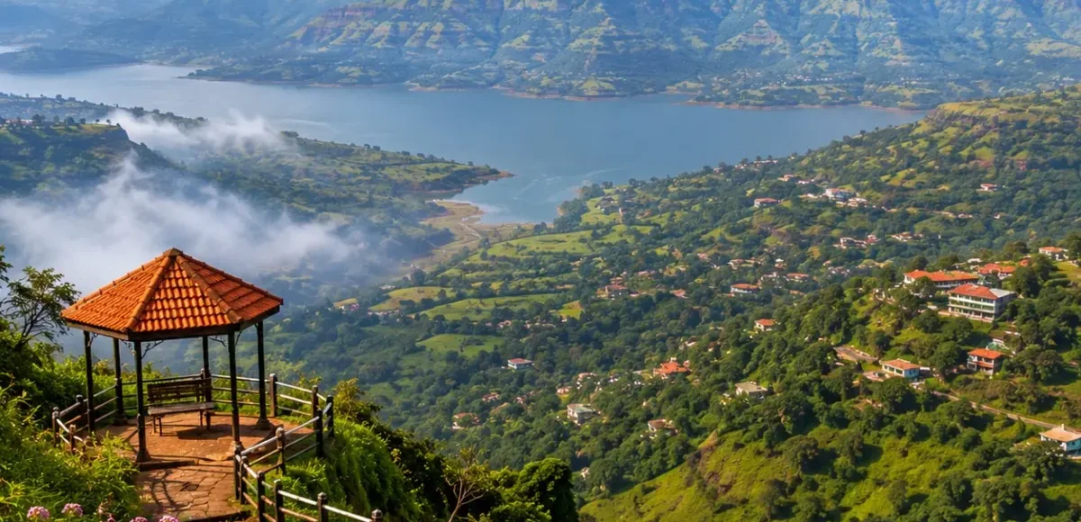 Mahabaleshwar Panchgani Weekend Tour Package featuring Arthur's Seat, Mapro Garden, Table Land, Venna Lake, strawberry farms and scenic Sahyadri hills.
