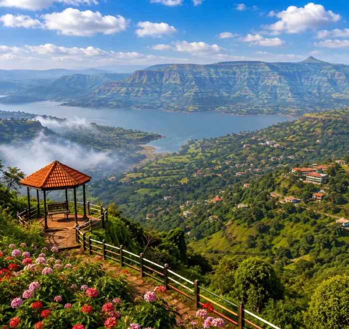 Mahabaleshwar Panchgani Weekend Tour Package featuring Arthur's Seat, Mapro Garden, Table Land, Venna Lake, strawberry farms and scenic Sahyadri hills.