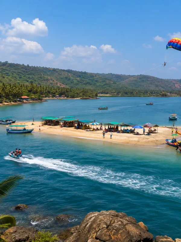 Malvan and Tsunami Island adventure tour with blue coastal waters, boating and scenic Konkan coastline