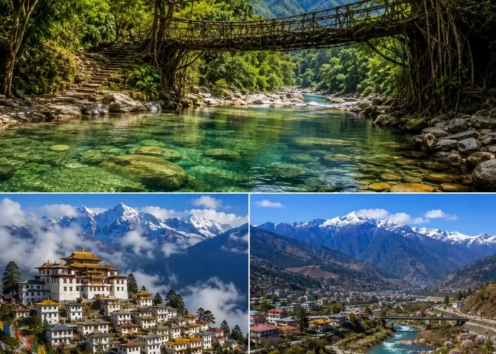 Meghalaya & Tawang Tour Package featuring Shillong, Cherrapunji, Dawki, Sela Pass and Tawang Monastery