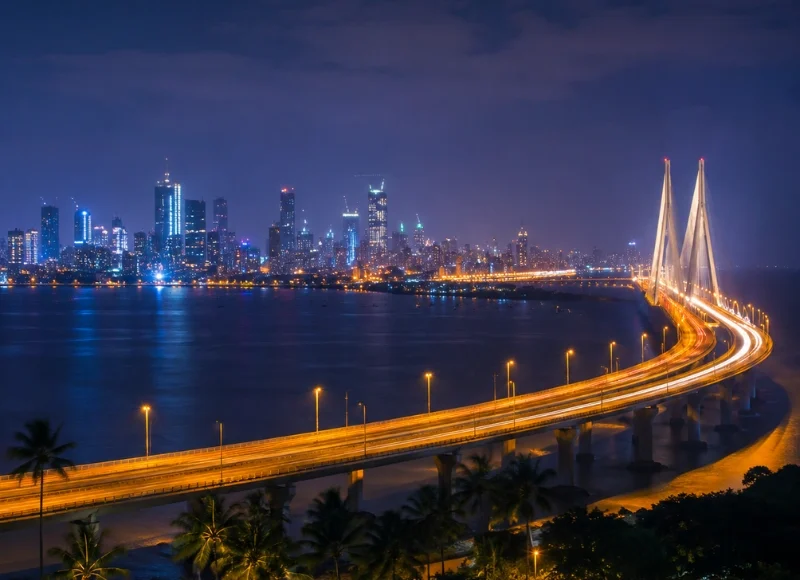 Mumbai iconic city tour featuring Gateway of India, Marine Drive and the Mumbai skyline