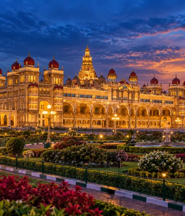 Mysore Coorg and Ooty tour featuring Mysore Palace, green coffee plantations and scenic Nilgiri hills