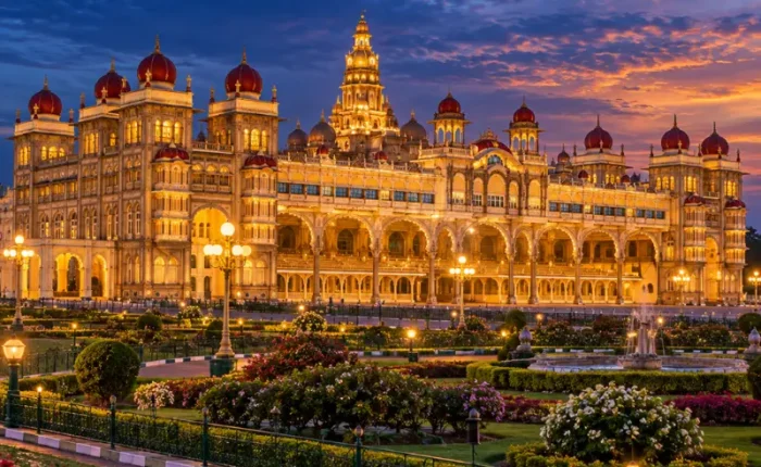 Mysore Coorg and Ooty tour featuring Mysore Palace, green coffee plantations and scenic Nilgiri hills