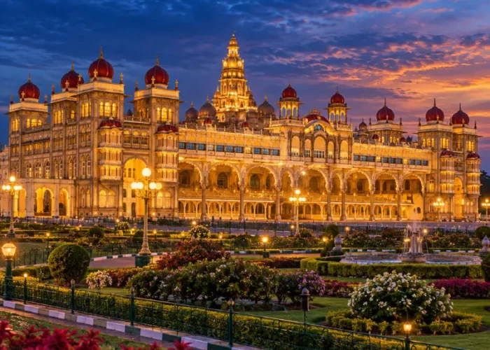 Mysore Coorg and Ooty tour featuring Mysore Palace, green coffee plantations and scenic Nilgiri hills