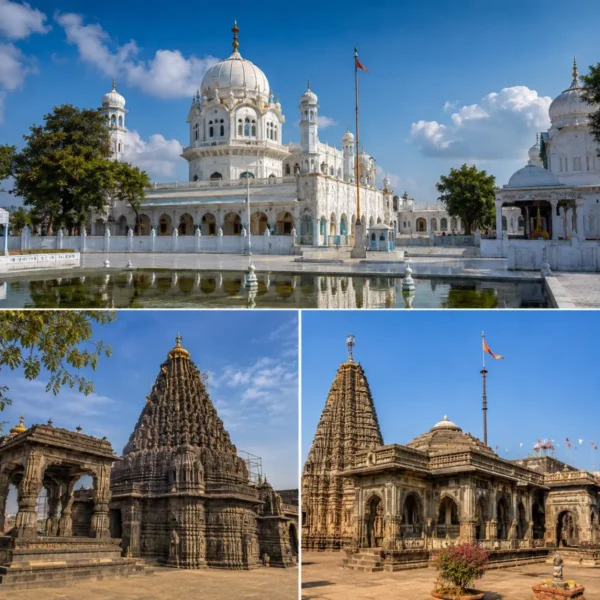 Nanded Aundha Nagnath Parli Vaijnath Tour Package featuring Takht Hazur Sahib, Aundha Nagnath Jyotirlinga, Parli Vaijnath Temple and sacred pilgrimage sites.