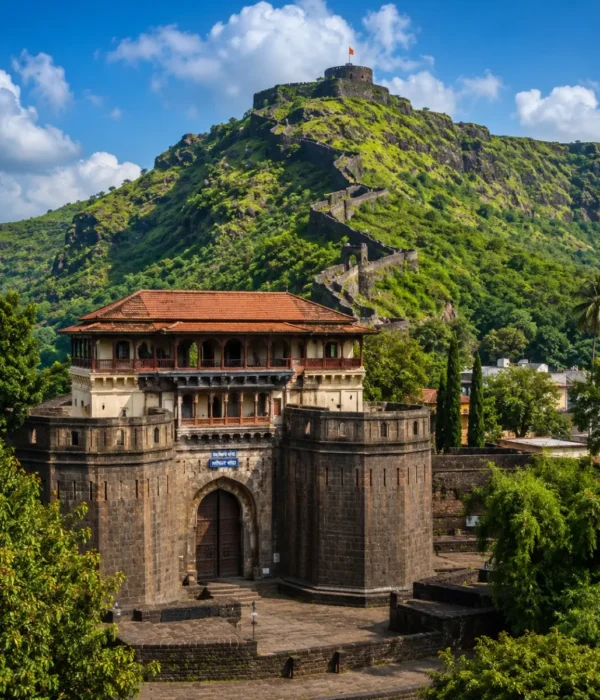 Pune Heritage Sinhagad Tour Package featuring Sinhagad Fort, Shaniwar Wada, Aga Khan Palace, Lal Mahal and Pataleshwar Cave Temple.