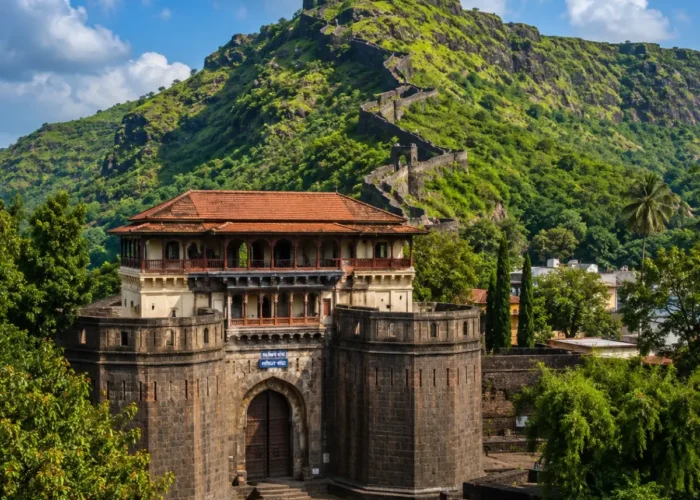 Pune Heritage Sinhagad Tour Package featuring Sinhagad Fort, Shaniwar Wada, Aga Khan Palace, Lal Mahal and Pataleshwar Cave Temple.