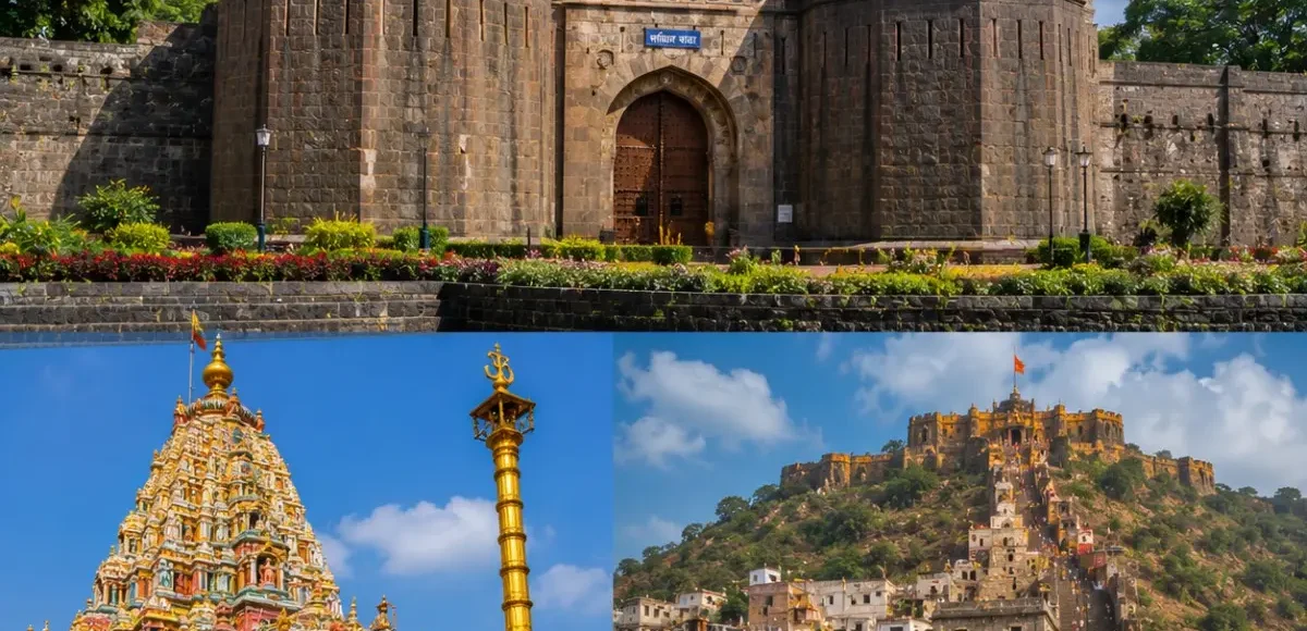 Pune Jejuri Narayanpur Tour Package featuring Jejuri Khandoba Temple, Narayanpur Datta Temple, Prati Balaji Temple and Pune heritage landmarks.
